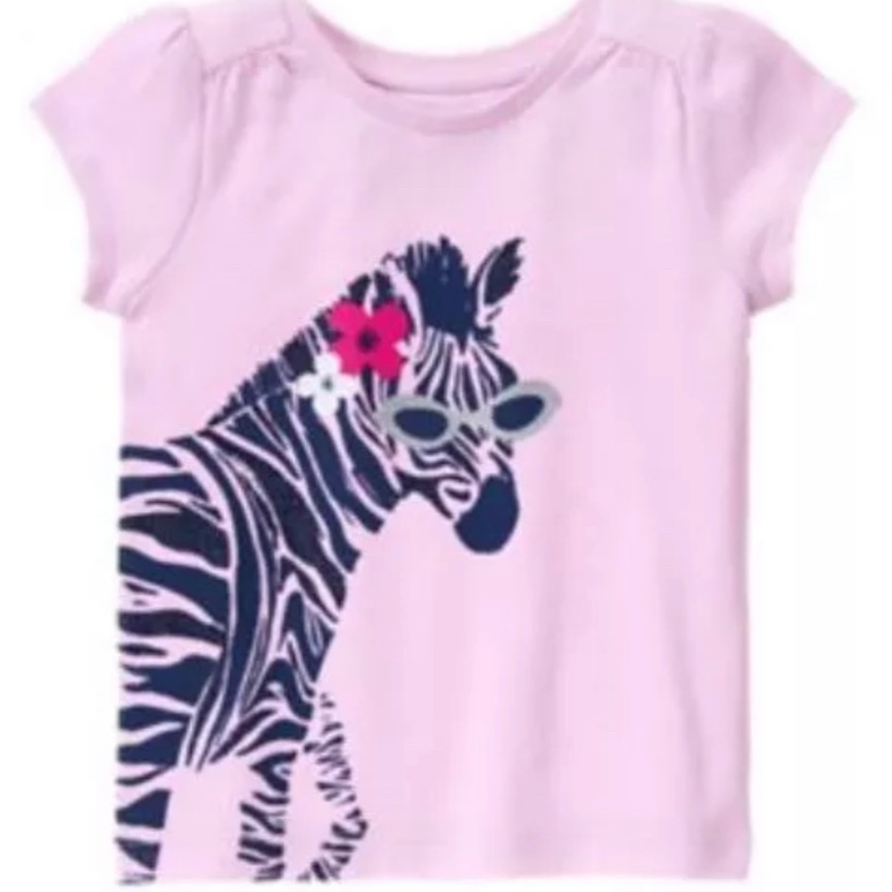 Gymboree Purple Zebra Top 🦓 Baby 6-12M EUC